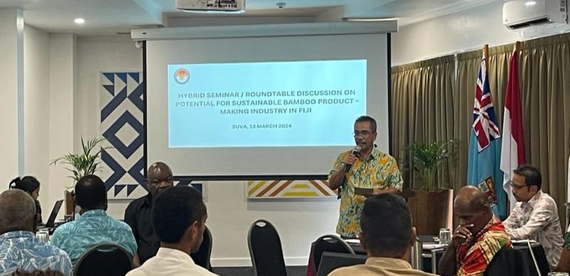 Indonesia Rintis Kerja sama Pengembangan Industri Produk Bambu Berkelanjutan dengan Fiji