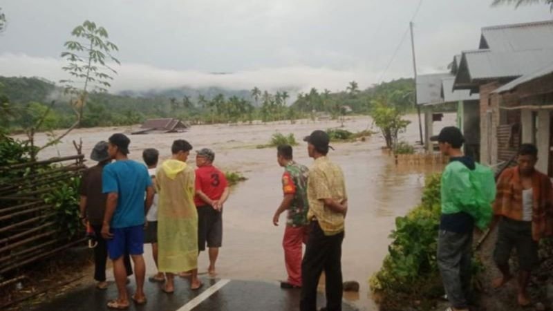 Akibat Sungai Meluap, 24 Jembatan di Kabupaten Lebong – Bengkulu Rusak