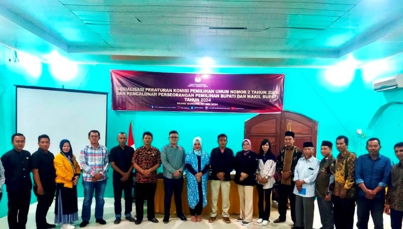 KPU Bengkulu Tengah Sosialisasi Pencalonan Perseorangan Pemilihan Umum Bupati dan Wakil Bupati Bengkulu Tengah Tahun 2024