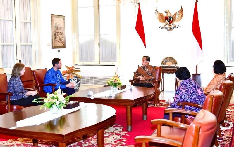 Delegasi Menteri Iklim dan Lingkungan Hidup Norwegia Bertemu Presiden Jokowi Istana Merdeka