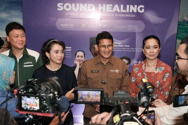 Menparekraf Usulkan ‘Sound Healing’ sebagai Wellness Alternatif di Desa Wisata