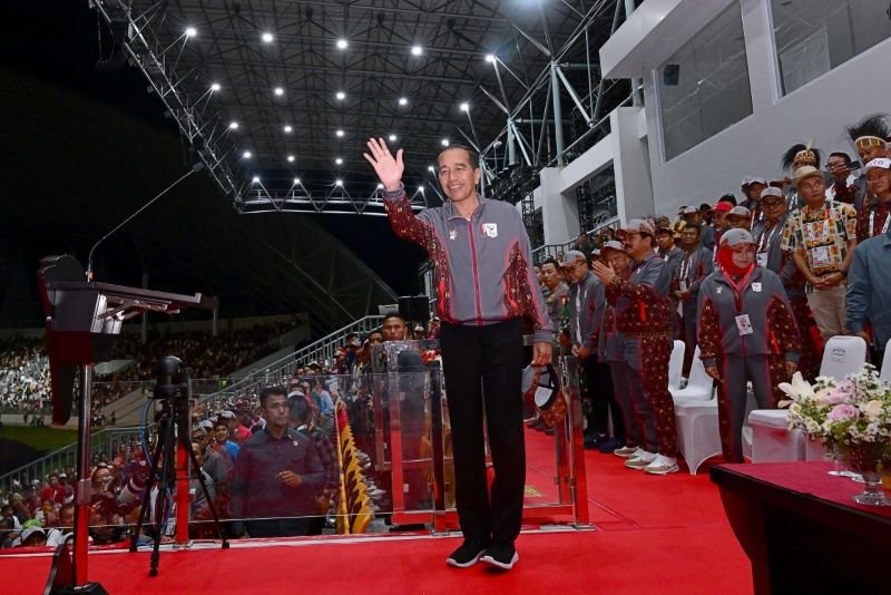 Presiden Jokowi Resmikan Pembukaan PON XXI Tahun 2024 di Aceh