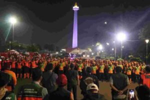 Jakarta Tetap Bersih! DLH DKI Kerahkan Ratusan Petugas Kebersihan saat Pelantikan Presiden dan Wakil Presiden Terpilih