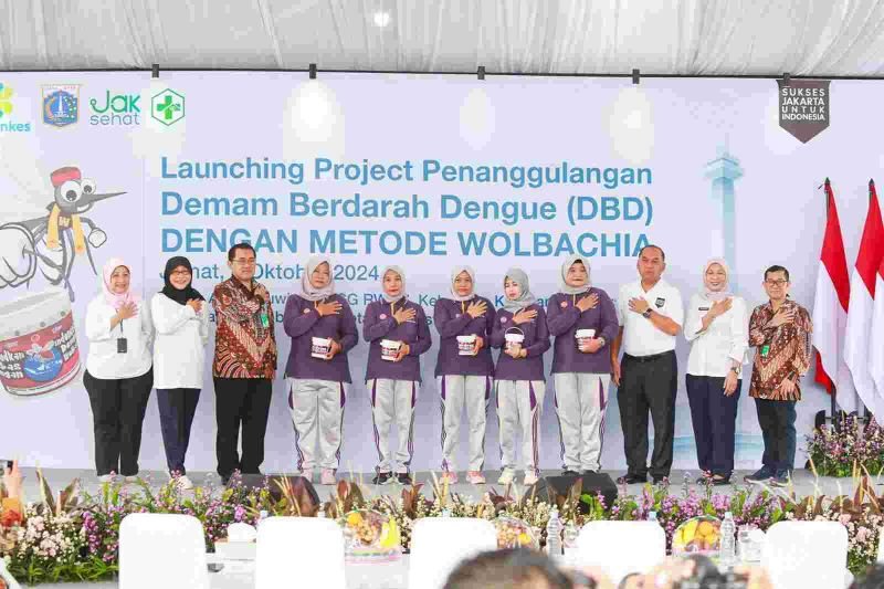 Pemprov DKI Jakarta Luncurkan Program Penanggulangan DBD dengan Metode Wolbachia di Kembangan