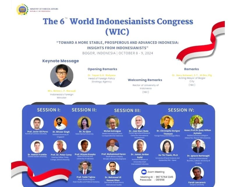 The 6th World Indonesianist Congress, Menuju Indonesia Lebih Stabil, Sejahtera, dan Maju