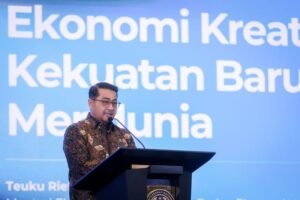 Menekraf Teuku Riefky Ajak Stakeholder Dukung Ekraf Sebagai Mesin Baru Pertumbuhan Indonesia