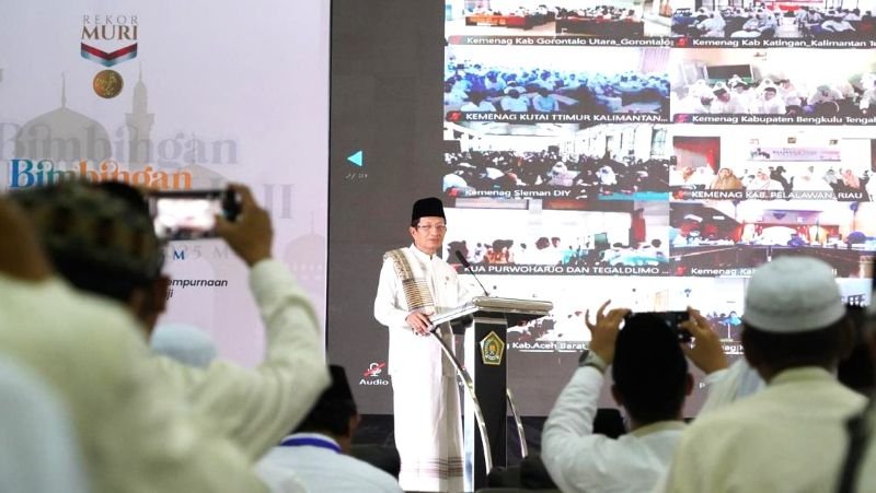 140 Ribu Peserta Bimbingan Haji, Kemenag Raih Rekor MURI