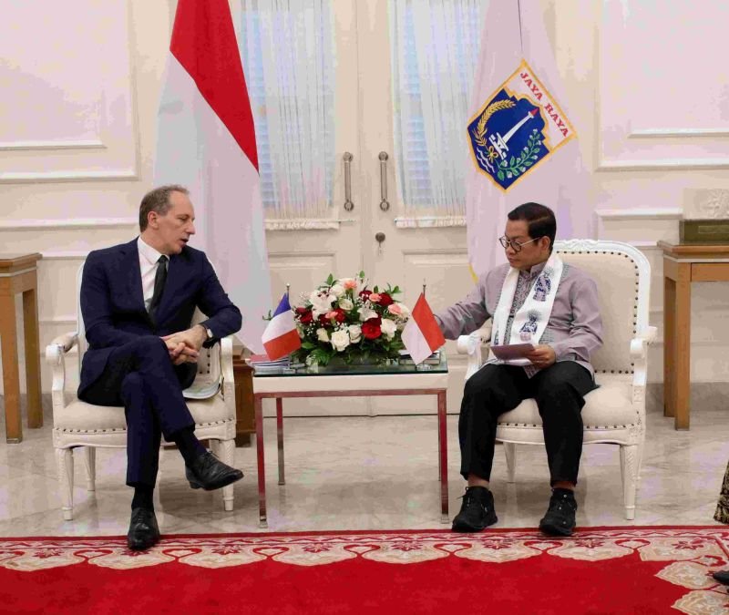 Gubernur Pramono Menerima Kunjungan Dubes Prancis, Perkuat Kerja Sama di Berbagai Bidang