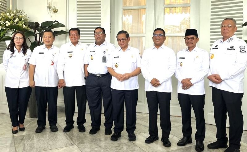 Sambut Kedatangan Gubernur Banten, Gubernur Pramono Dorong Kolaborasi Jakarta-Banten