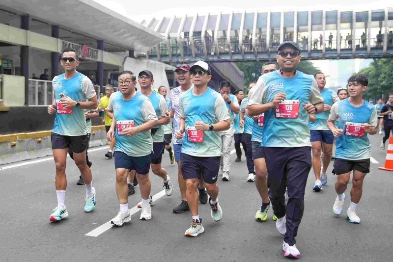 Resmikan Digiland Run 2025, Gubernur Pramono Juga Berhasil Finis Ikutan Lari dalam Kategori 5K