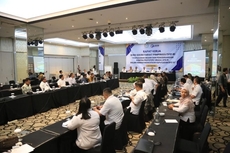 Rapat Kerja Biro Sekretariat Pimpinan DPD RI di Bandung