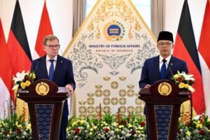 Lawatan Perdana Menlu Jerman ke Asia, Berkunjung ke Indonesia