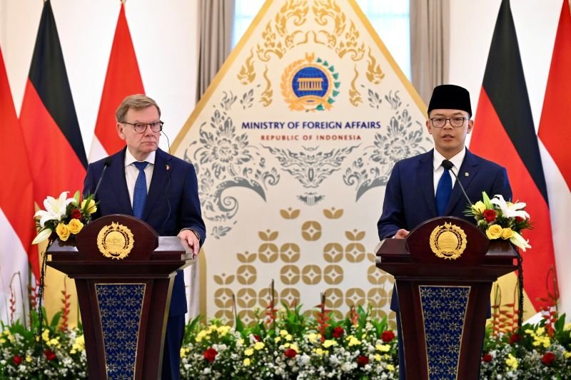 Lawatan Perdana Menlu Jerman ke Asia, Berkunjung ke Indonesia