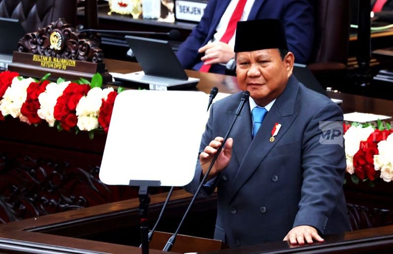 Presiden Prabowo Sampaikan Pidato Kenegaraan Perdananya di Sidang Tahunan MPR RI 2025