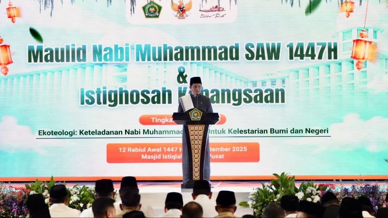 Perayaan Peringatan Maulid Nabi Muhammad SAW 1447 Hijriah / 2025 di Masjid Istiqlal - Jakarta