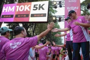 Gubernur Pramono Lepas Peserta Victoria Run dan Olympic Day Run