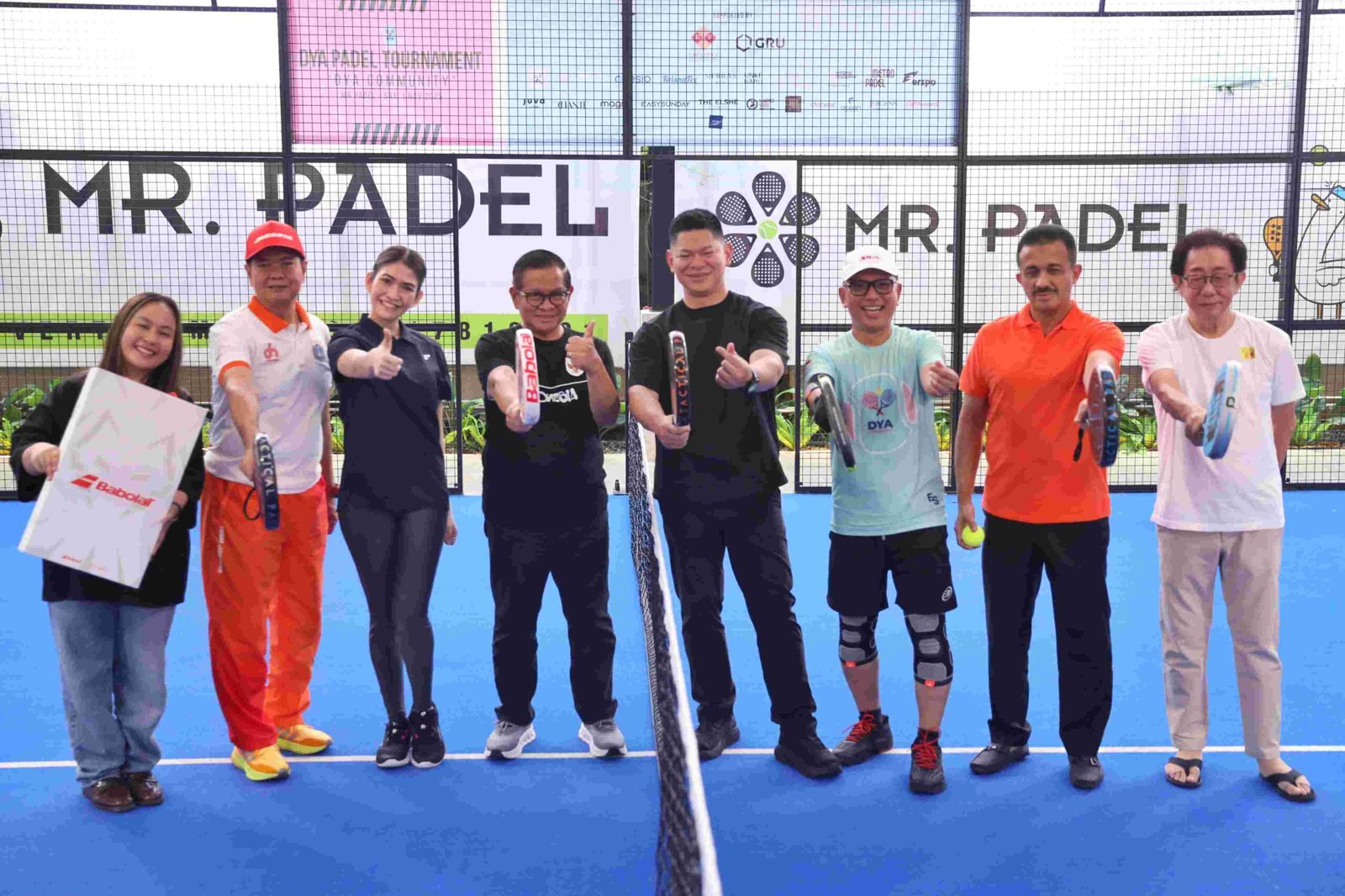Gubernur Pramono Buka DYA Community Padel Tournament 2025, Mempererat Tali Silaturahmi