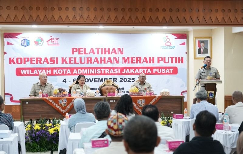 Pemkot Jakpus Gelar Pelatihan Koperasi Kelurahan Merah Putih, Tingkatkan Kapasitas Pengurus