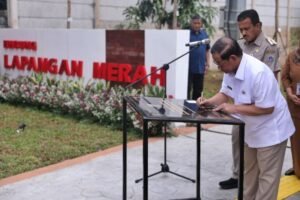 Embung Lapangan Merah Resmi dimanfaatkan untuk Pengendali Banjir dan Ruang Publik Baru
