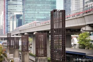 Kawasan Kuningan Kembali Ditata, Salah Satunya Bongkar Tiang Monorail