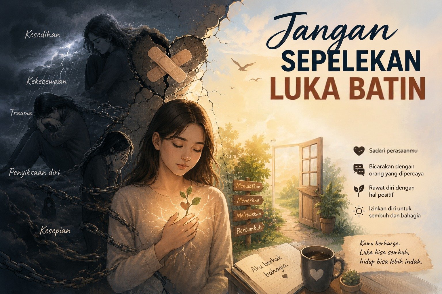 Jangan Sepelekan Luka Batin