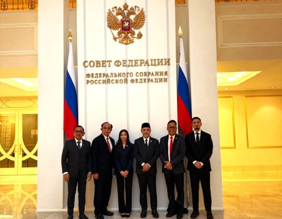 Tamsil Linrung Pimpin Delegasi DPD Pantau Langsung Pemilu Rusia