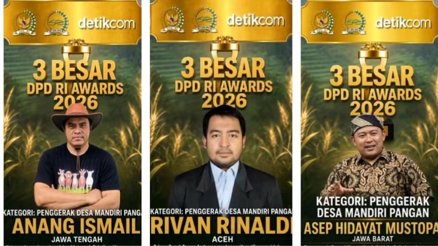 Mengenal Sosok Terpilih Kategori Penggerak Desa Mandiri Pangan DPD RI Awards 2026